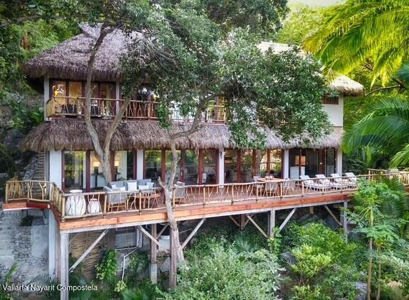 Casa Las Hijas Sayulita luxury oceanview villa exterior