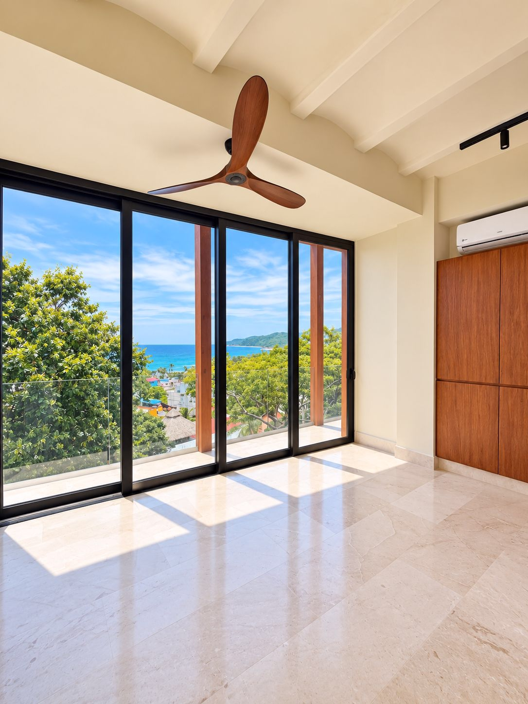 Casa Manta, a new luxury residential development in Sayulita, Mexico, featuring modern architecture, private terraces, ocean views, and contemporary coastal design.