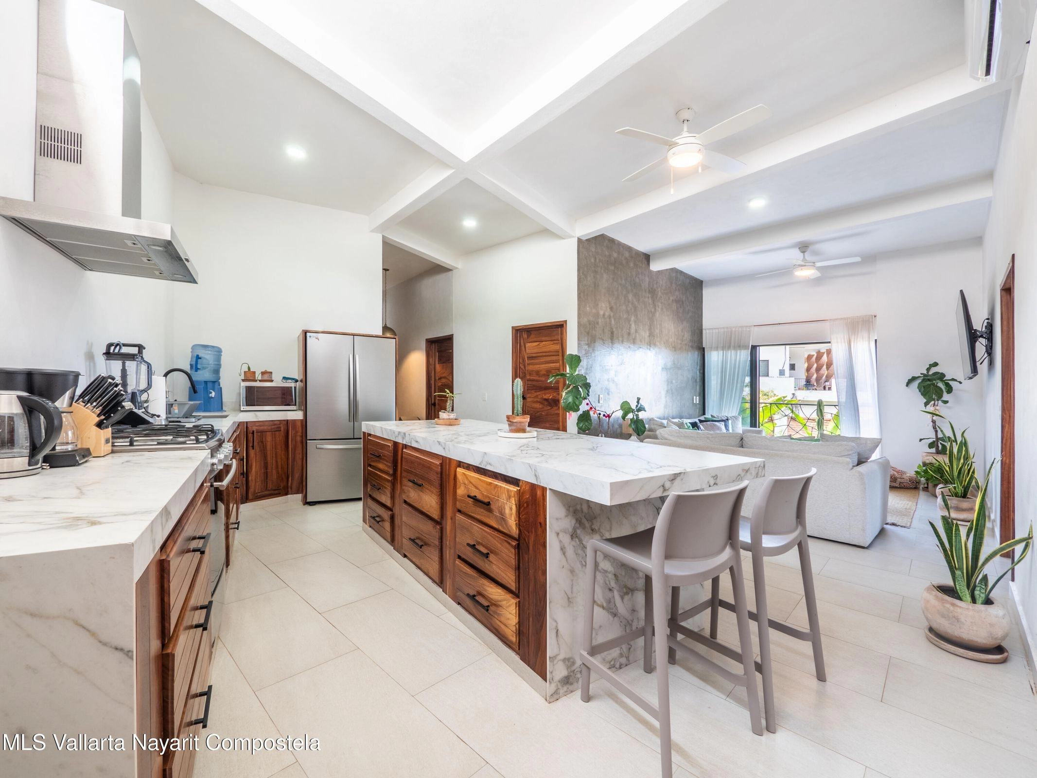 Casa Brooklyn Sayulita-Kitchen:living