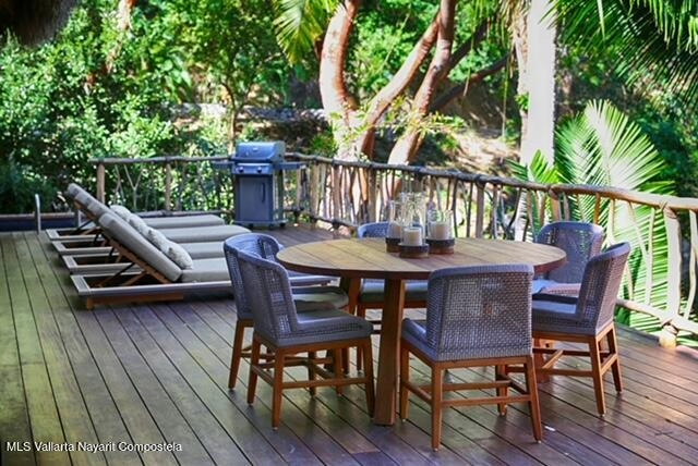 Oceanview relaxation terrace at Casa Las Hijas Sayulita