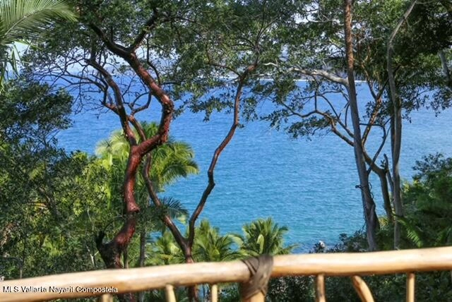 Oceanview terrace at Casa Las Hijas Sayulita with jacuzzi