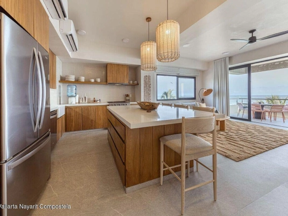 Punta Mita oceanfront condo with direct beach access and ocean views