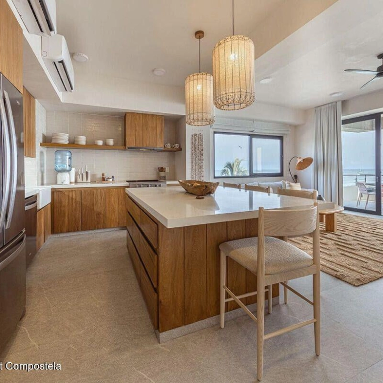 Punta Mita oceanfront condo with direct beach access and ocean views