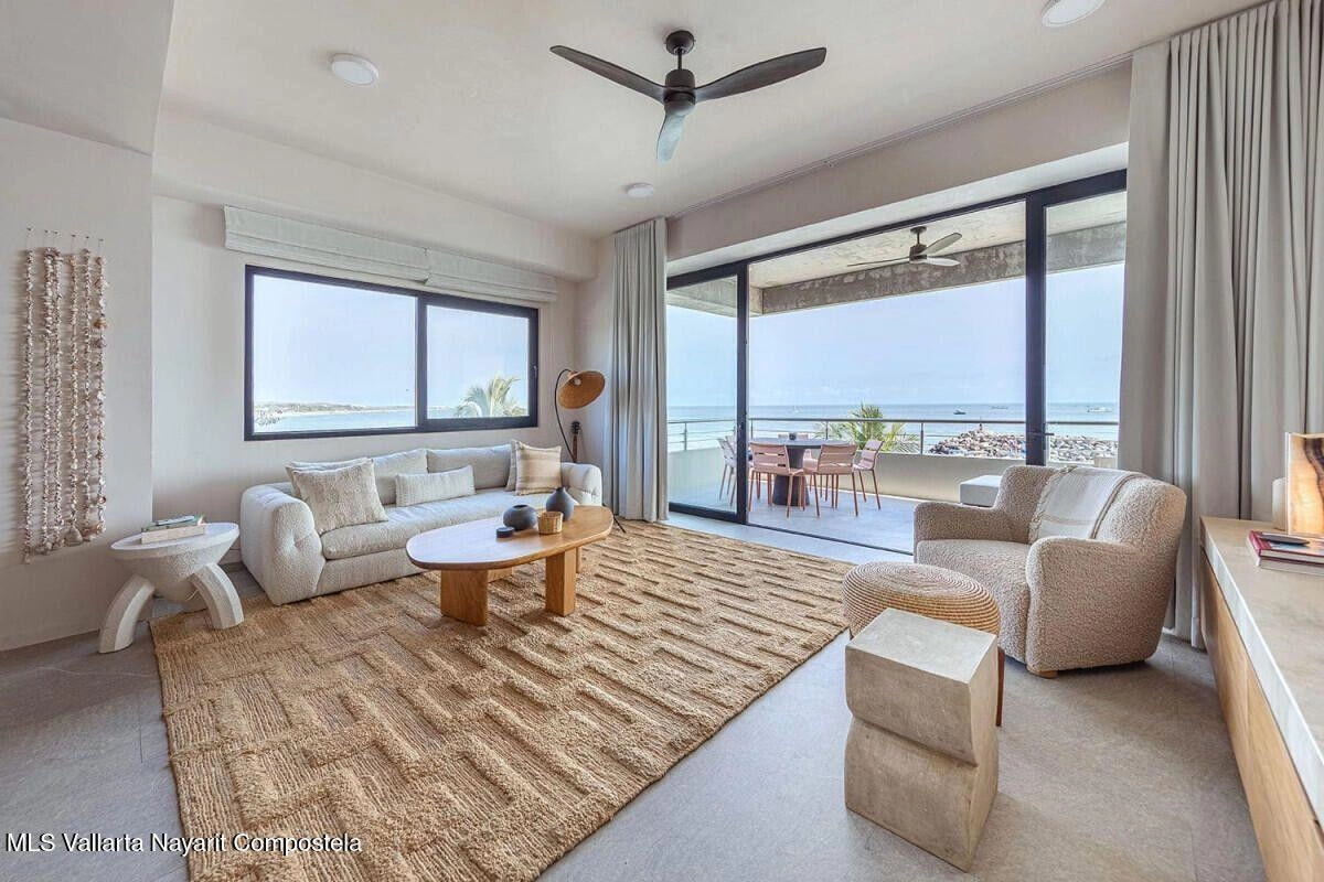 Punta Mita oceanfront condo with direct beach access and ocean views