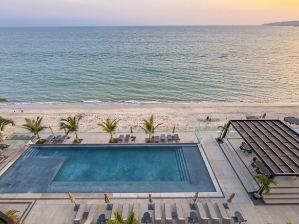 Ocean view from Casa Del Mar 404 condo for sale in Bucerias Riviera Nayarit