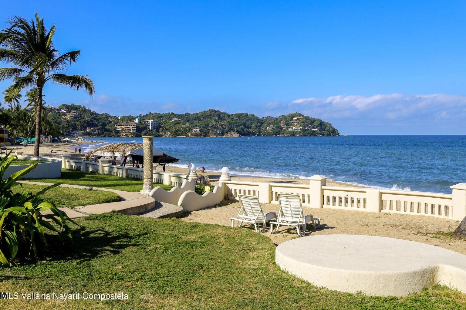 Casa Mirlo 20 Casa Mirlo is an exceptional Sayulita beachfront home for sale and one of the few true beachfront properties available in Sayulita. Offering unmatched location and privacy, this recently renovated three-bedroom residence sits just steps from the sand within the exclusive Las Gemelas complex, a boutique community of only six homes on the highly desirable north side of Sayulita. This rare Sayulita real estate opportunity features a modern chef’s kitchen, outdoor patio, cozy indoor terrace, interior fountain, lush gardens, and generous storage throughout. All three bedrooms include en suite bathrooms, providing comfort and privacy for both owners and guests. Located next to the pool and directly beachfront, Casa Mirlo offers immediate access to the ocean while remaining just a five-minute walk to the town center, restaurants, and main beach. As one of the limited beachfront homes in Sayulita, this property represents a unique opportunity for buyers seeking a Sayulita beachfront property, whether for a private residence, vacation home, or high-performing investment in the growing Sayulita real estate market.