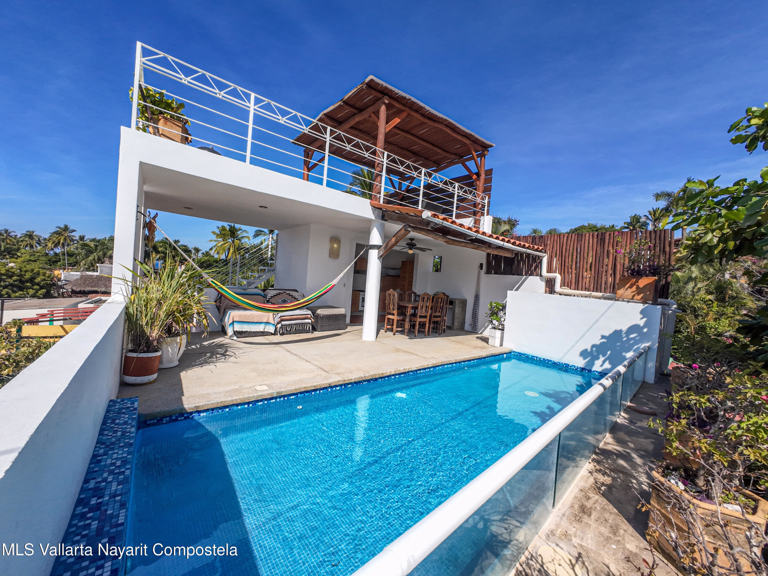 Ocean and jungle views from Sayulita Mexico property near beach and town center