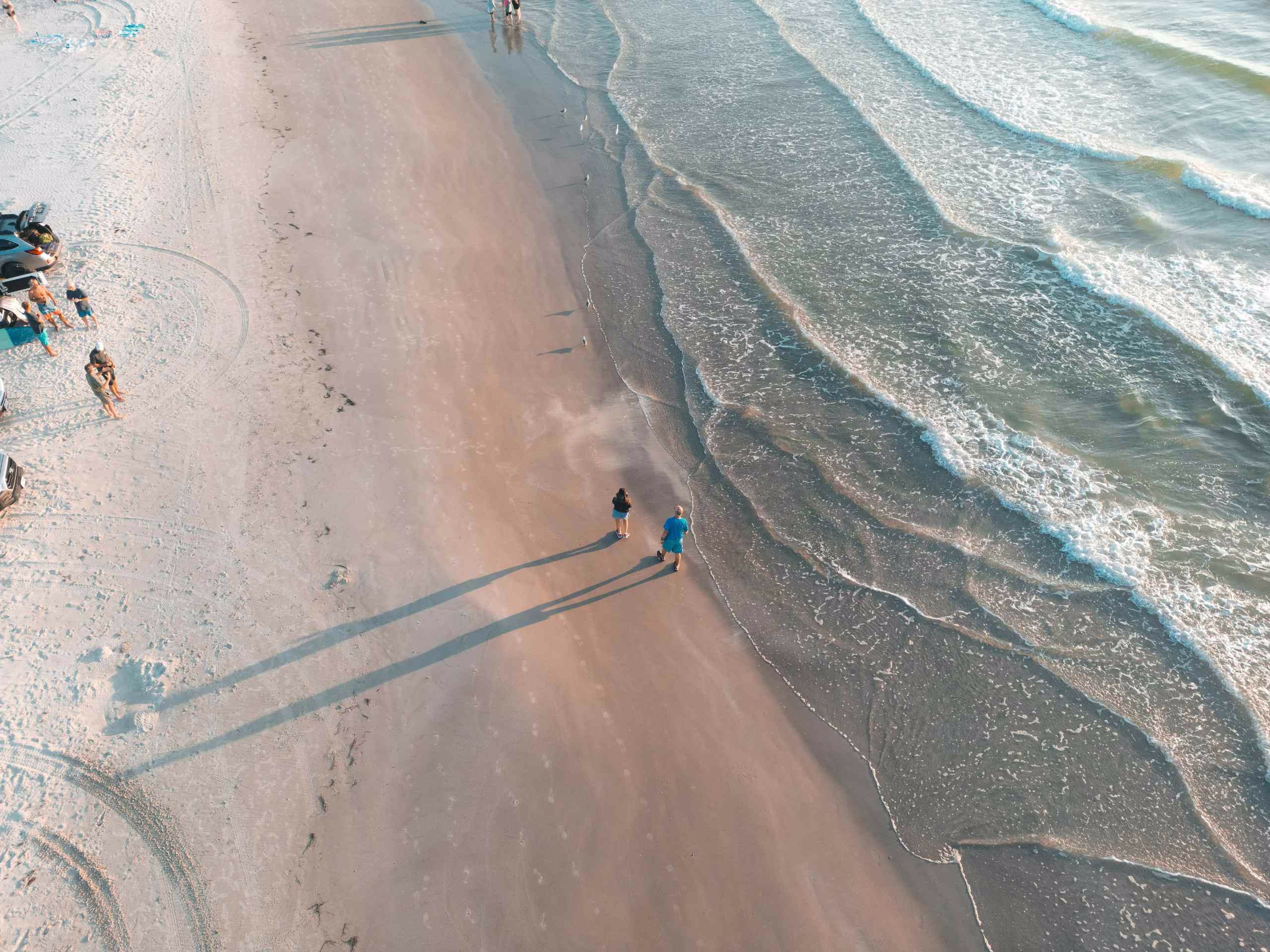 Aerial view of Sayulita beach and coastline in Riviera Nayarit, Mexico.