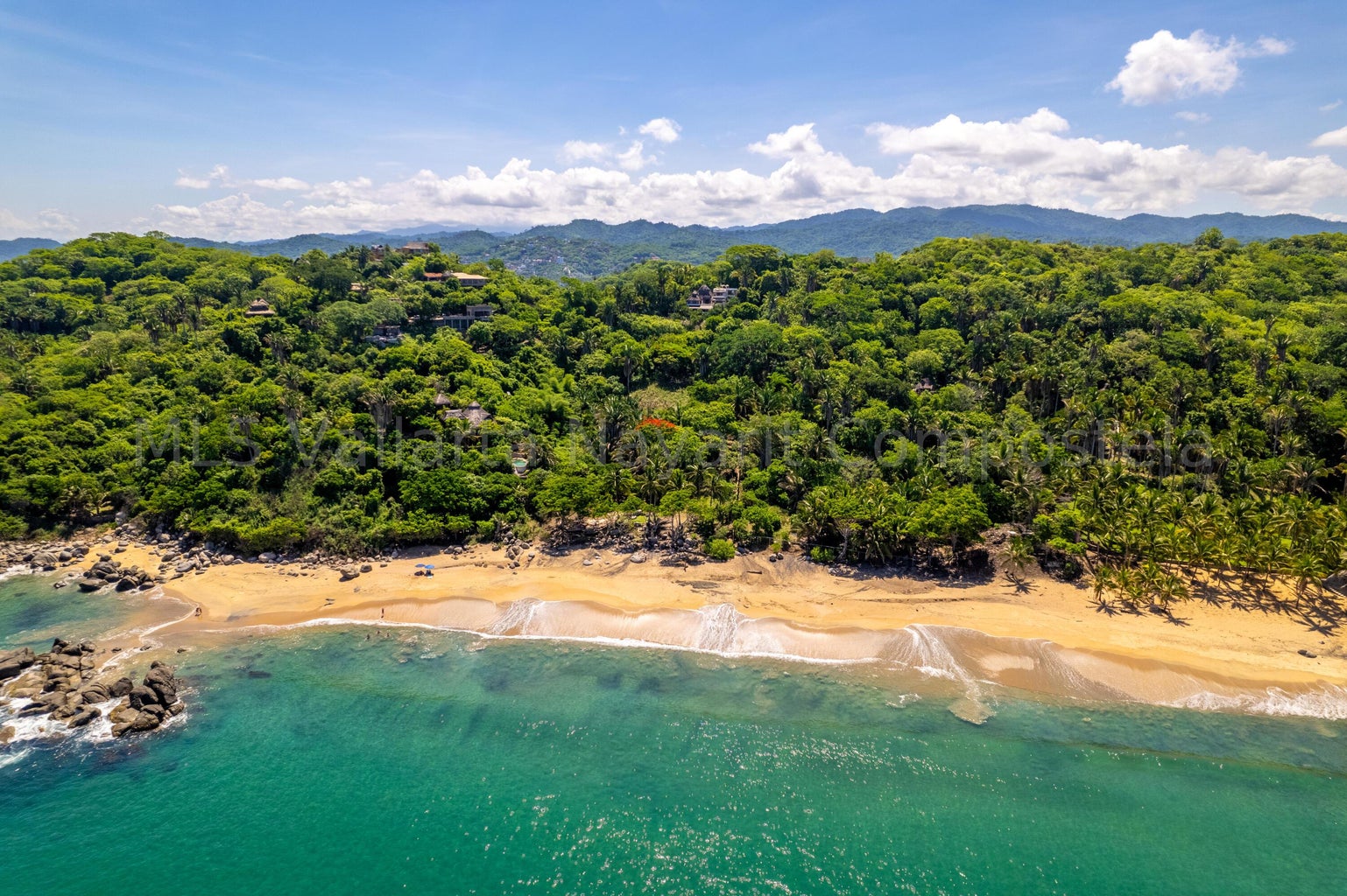 Beachfront land for sale in Playa Carricitos Sayulita with ocean views
