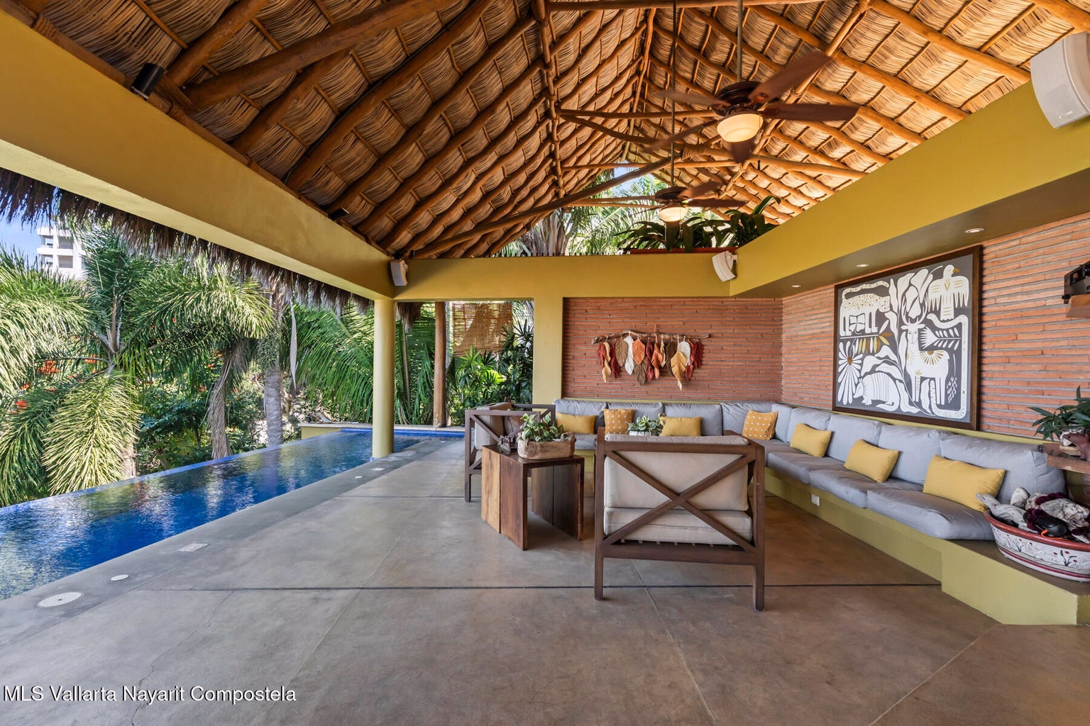 Casa Abuela 13 “Gourmet kitchen inside luxury Sayulita home for sale with open-concept design and modern finishes.