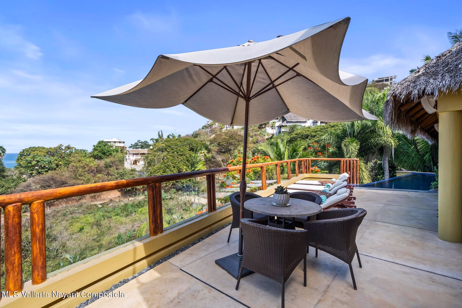Casa Abuela 18 “Gourmet kitchen inside luxury Sayulita home for sale with open-concept design and modern finishes.