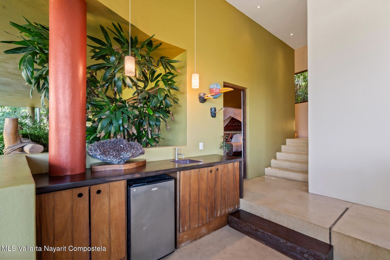 Casa Abuela 6 “Gourmet kitchen inside luxury Sayulita home for sale with open-concept design and modern finishes.