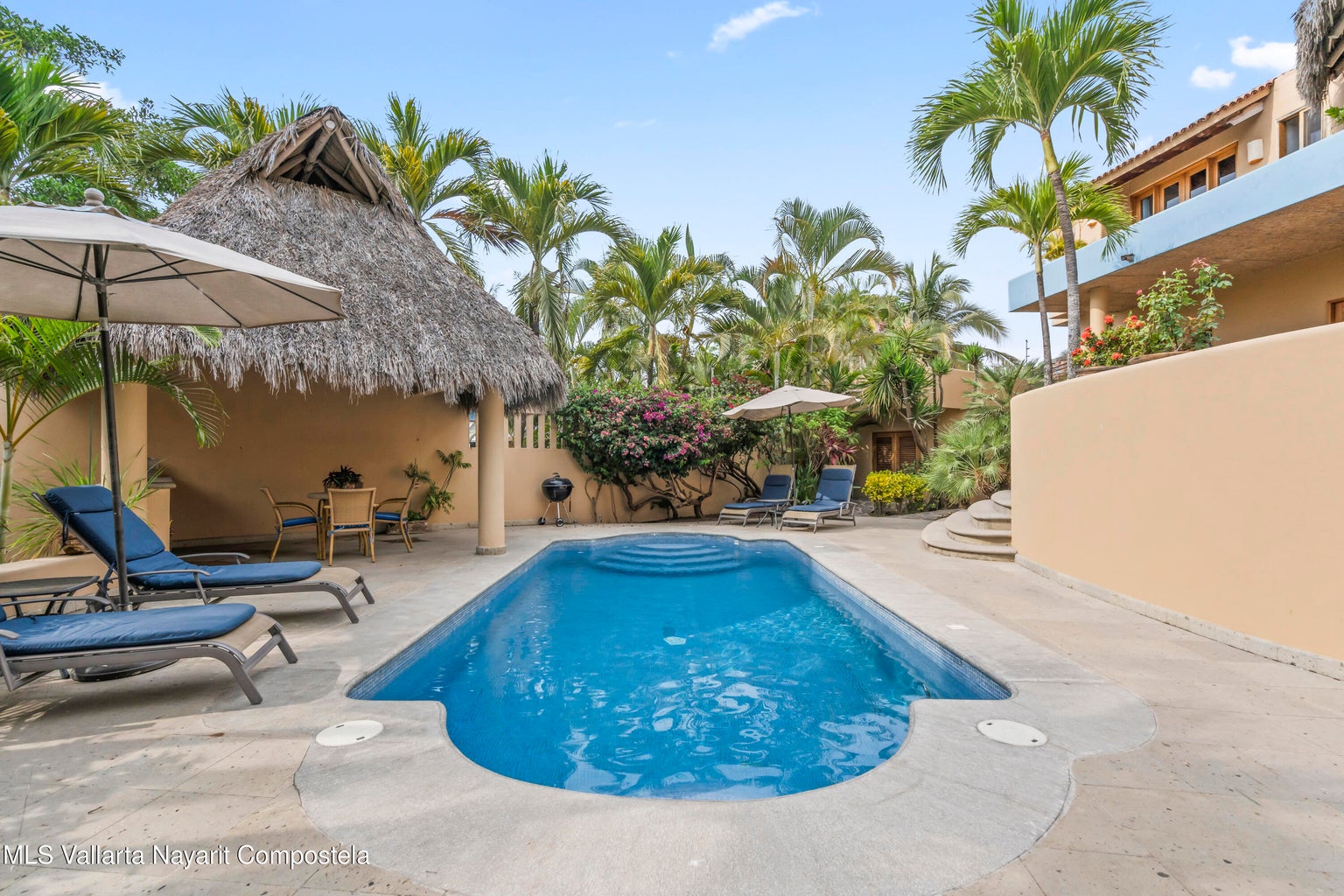 Luxury Mexican-style home with saltwater pool near the beach on Sayulita’s North Side