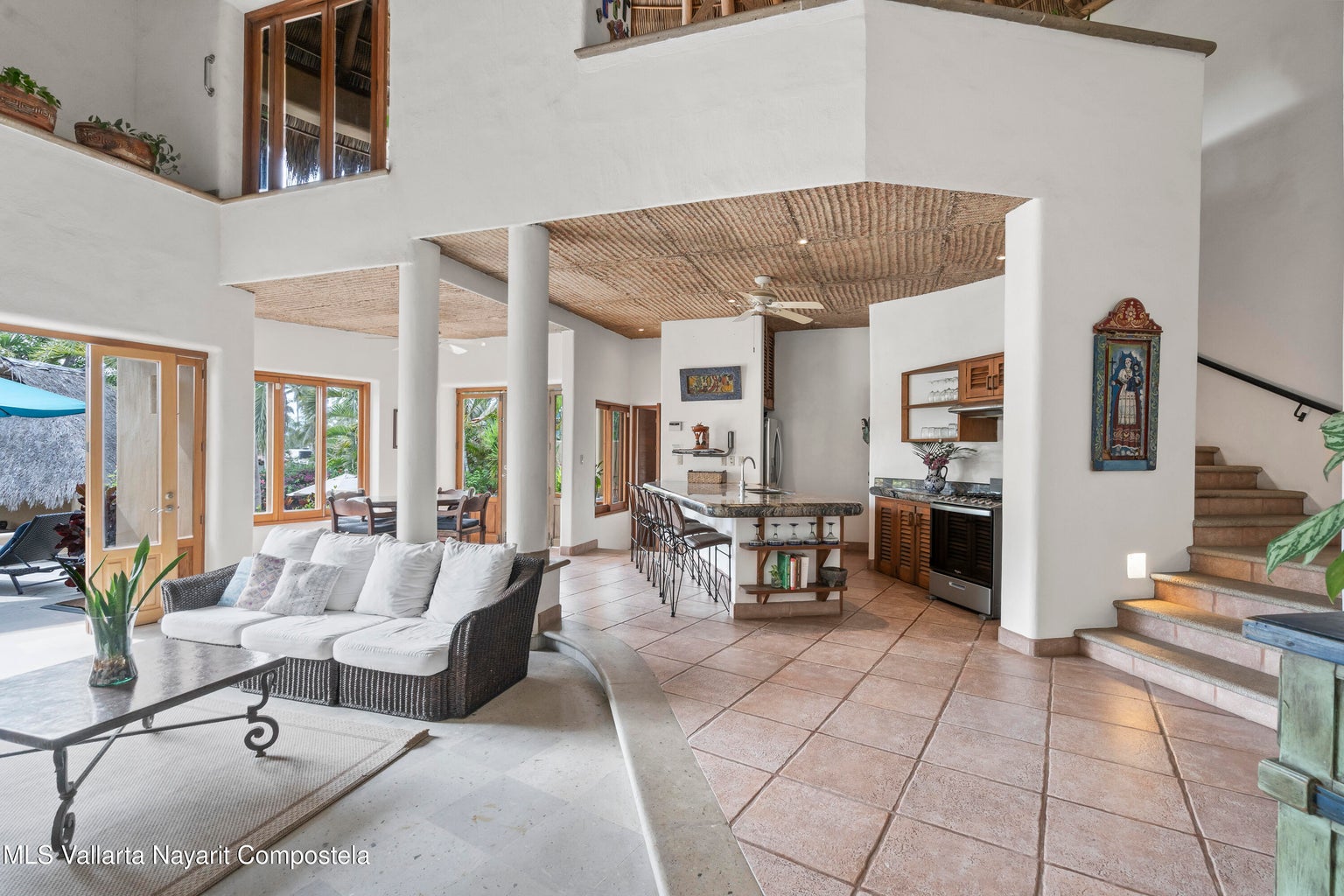 Luxury Mexican-style home with saltwater pool near the beach on Sayulita’s North Side