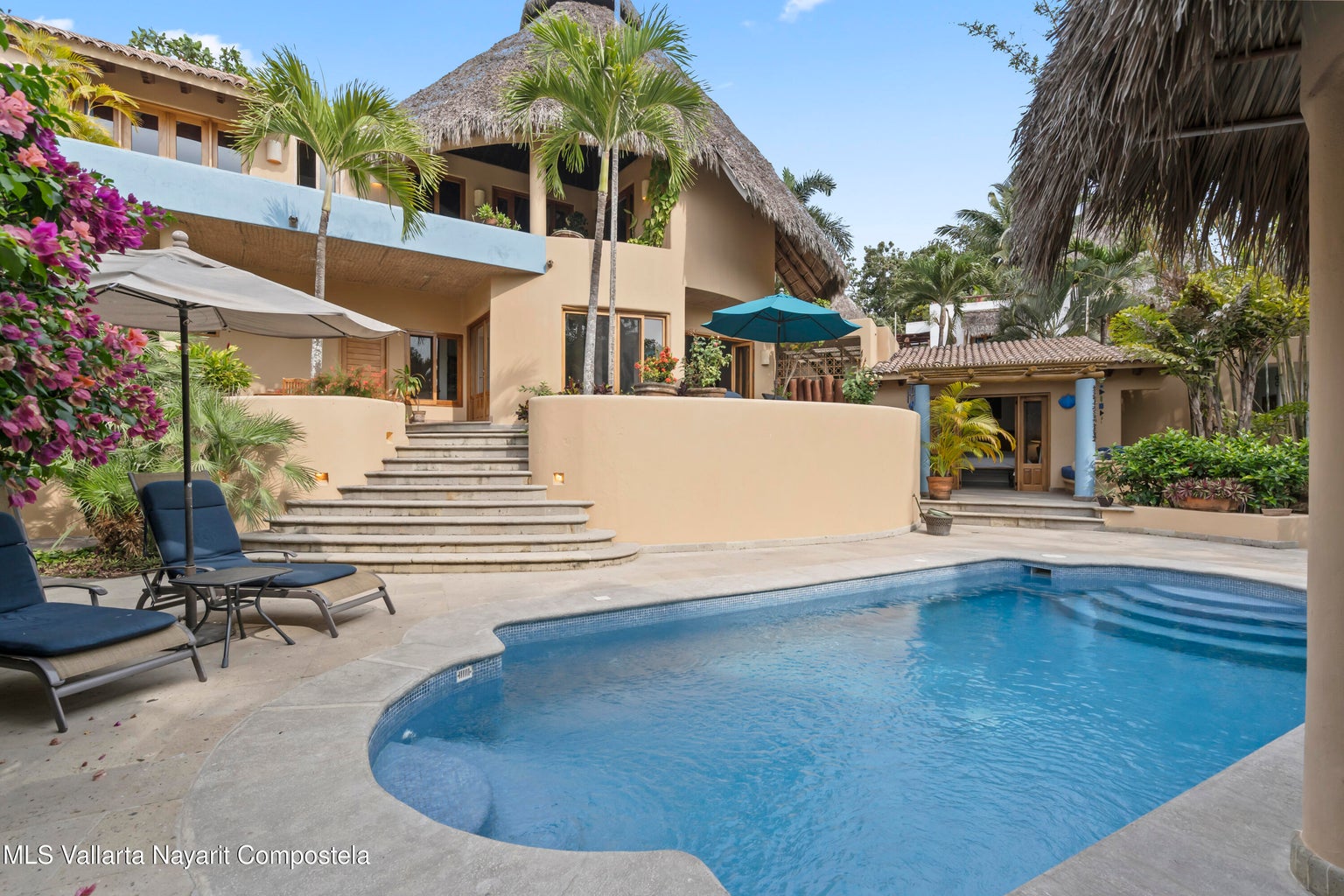 Luxury Mexican-style home with saltwater pool near the beach on Sayulita’s North Side.