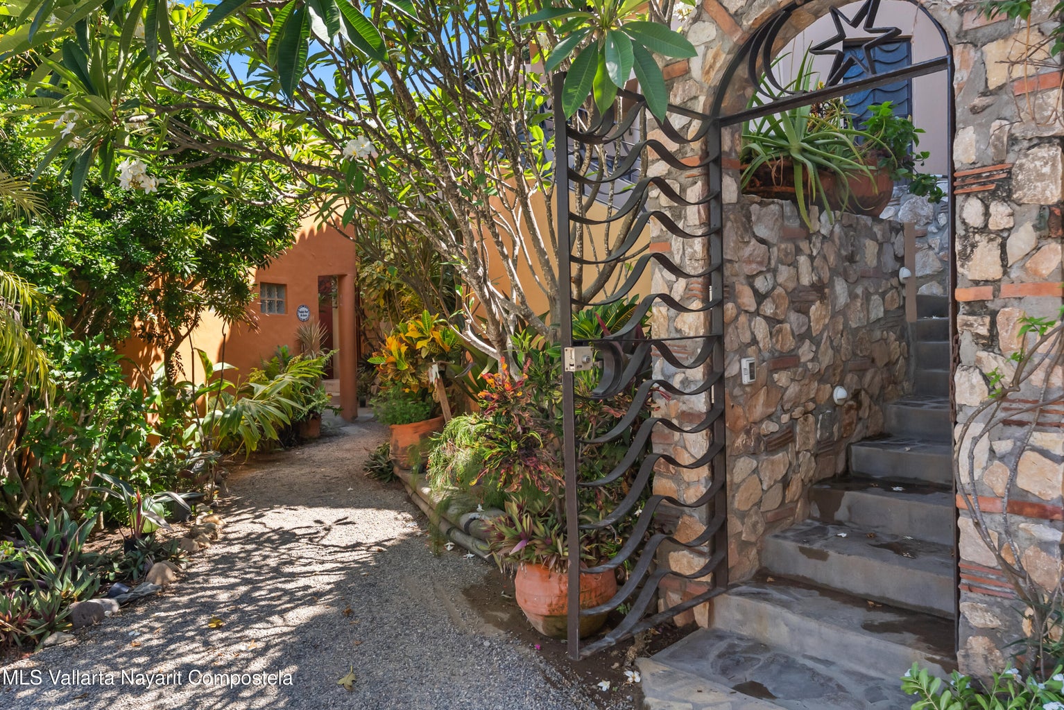 Sayulita Mexico real estate for sale with tropical gardens