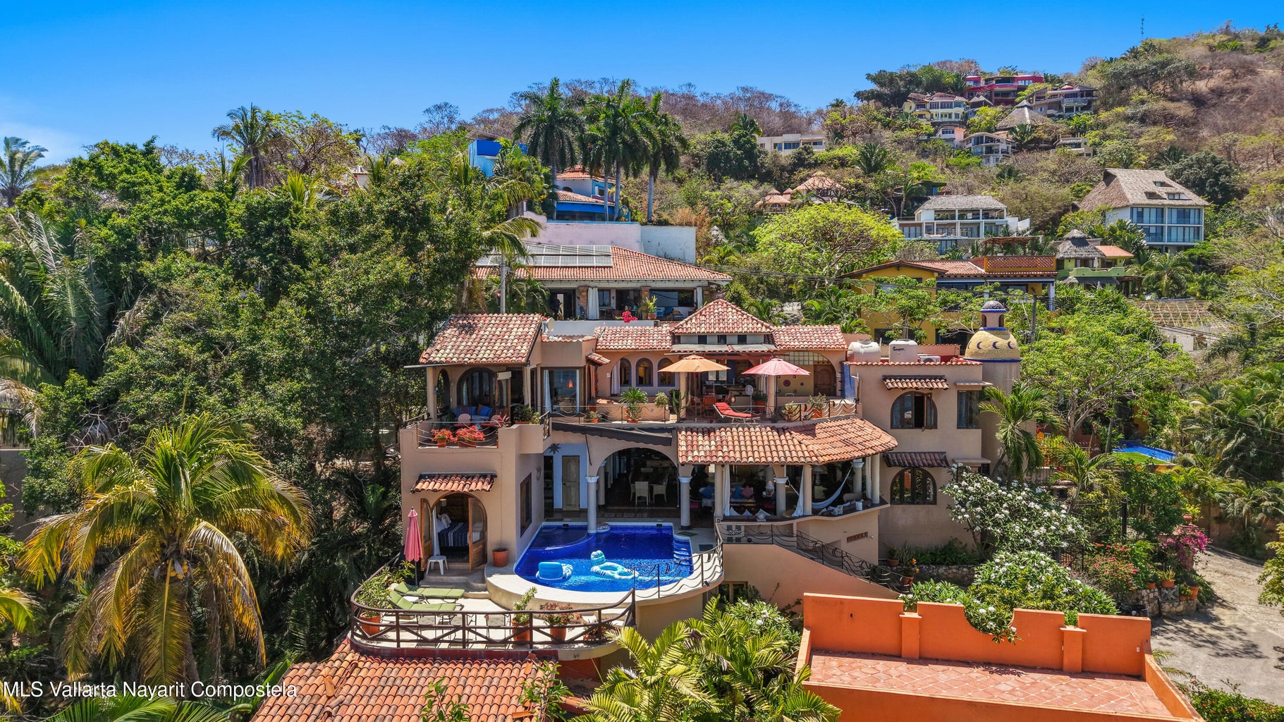 Sayulita Mexico real estate for sale with tropical gardens