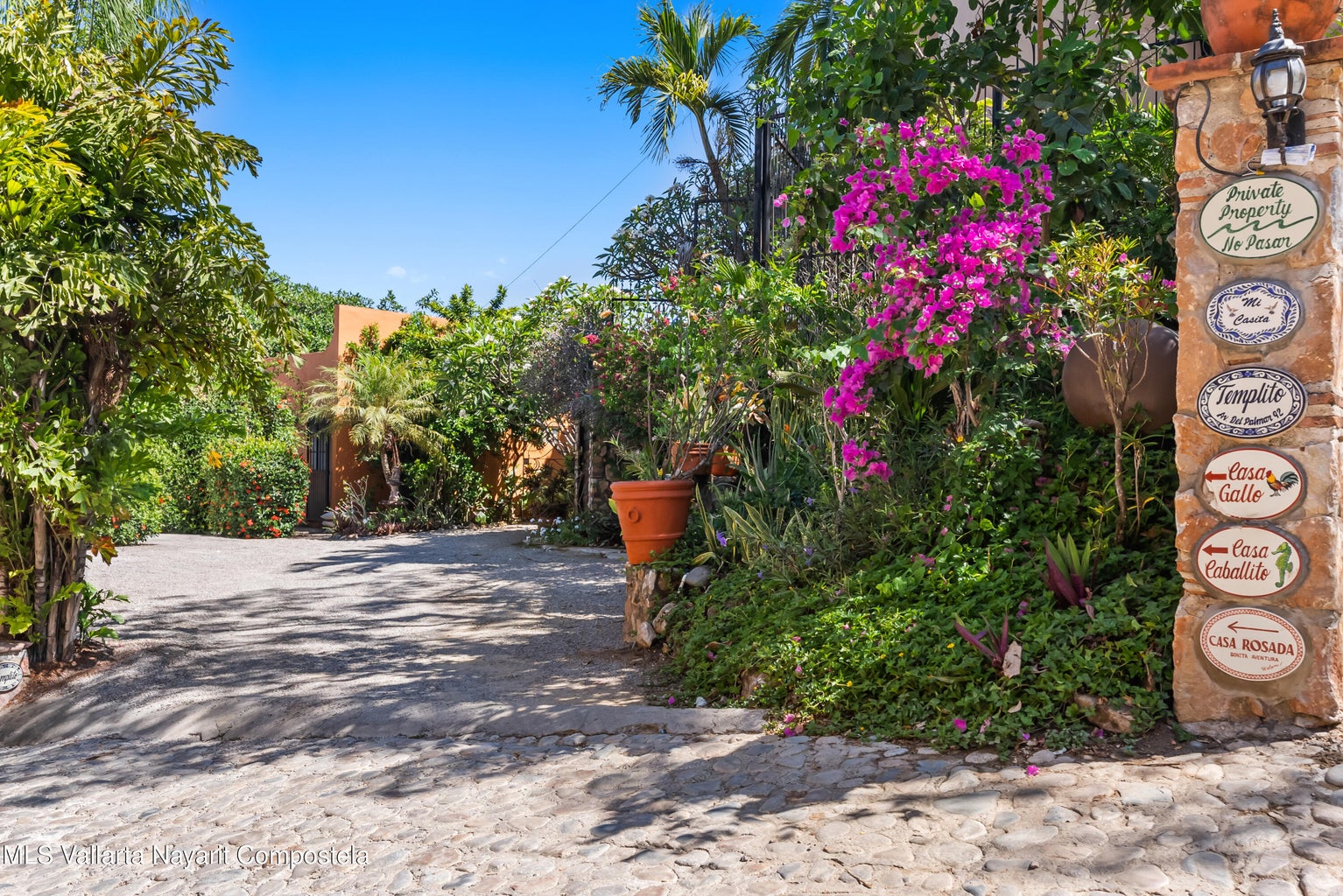 Sayulita Mexico real estate for sale with tropical gardens