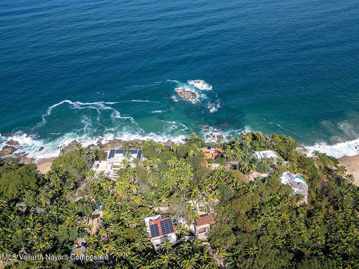 Oceanfront land for sale in San Pancho Riviera Nayarit with panoramic Pacific Ocean views