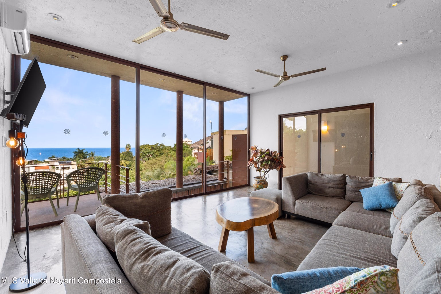 Villa Encanto 35 Ocean view home in Sayulita North End with tropical architecture and multiple terraces.