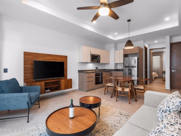 Modern apartment for sale in Fluvial Vallarta, Puerto Vallarta.