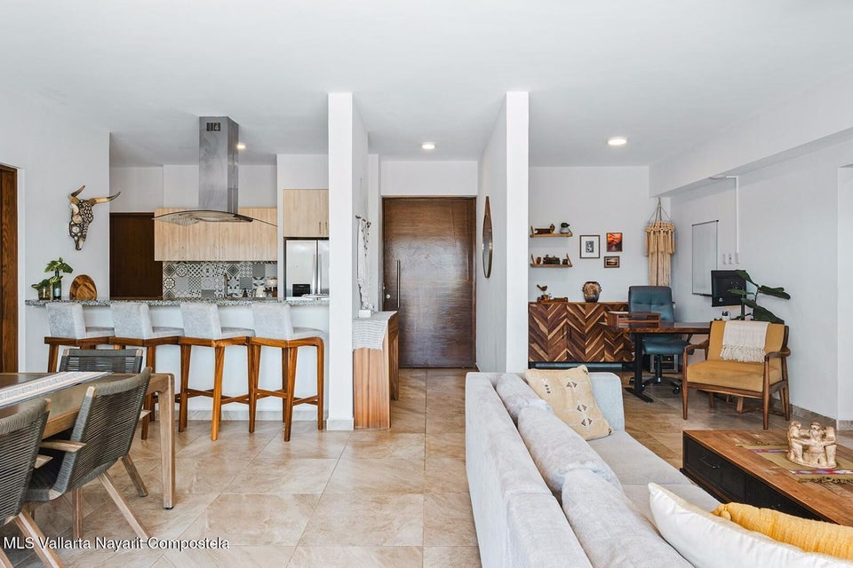 Fully equipped kitchen at Condo Lunita, Sayulita