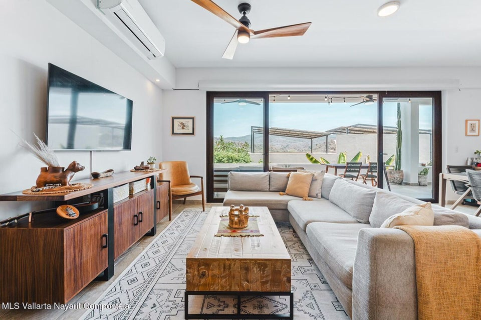 Fully equipped kitchen at Condo Lunita, Sayulita